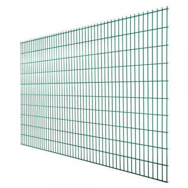 8/6/8 DV Doppelstabmatte 2030 mm feuerverzinkter Draht und RAL 6005 (Moosgrün)